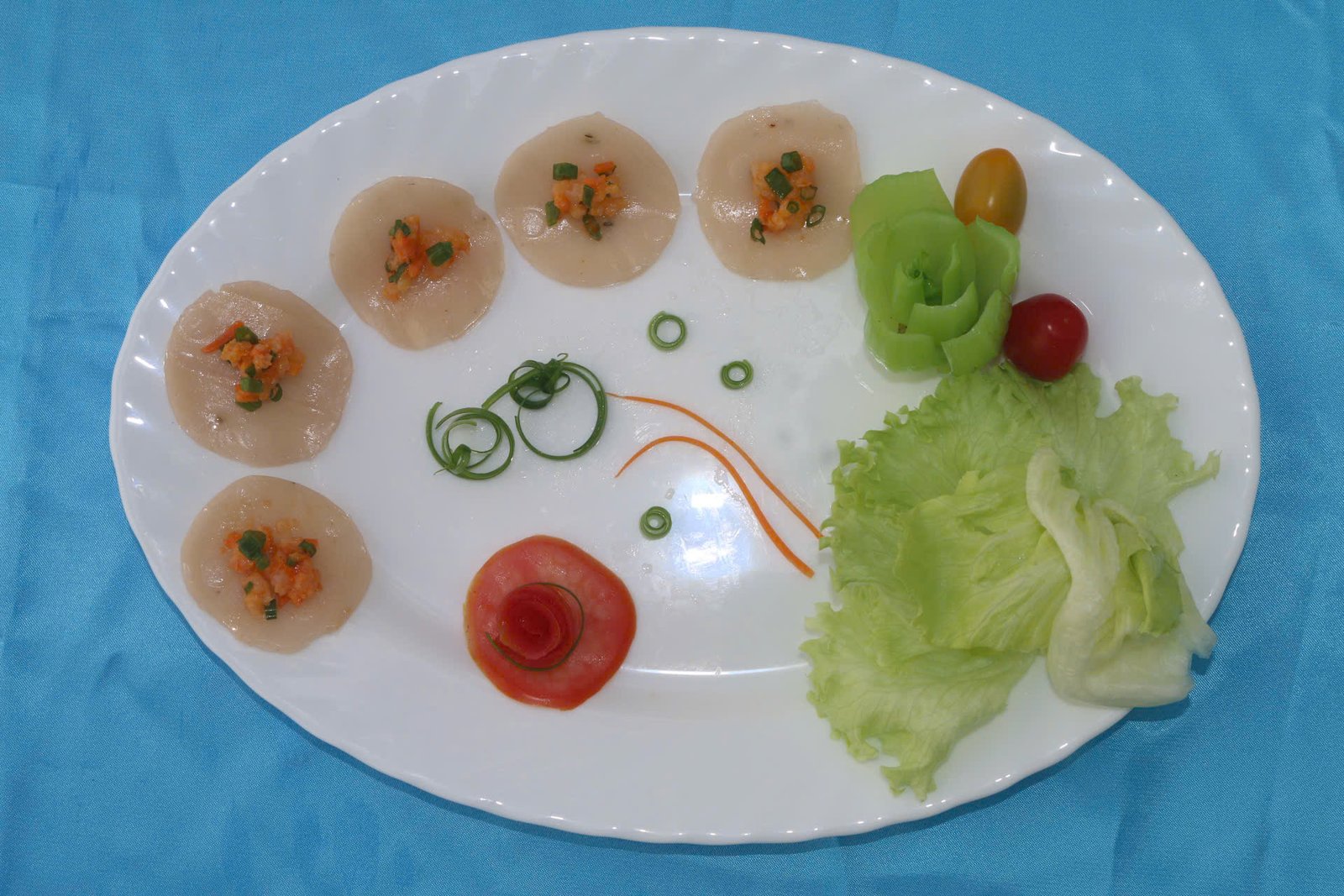Quick Banh Beo from Prawn Crackers