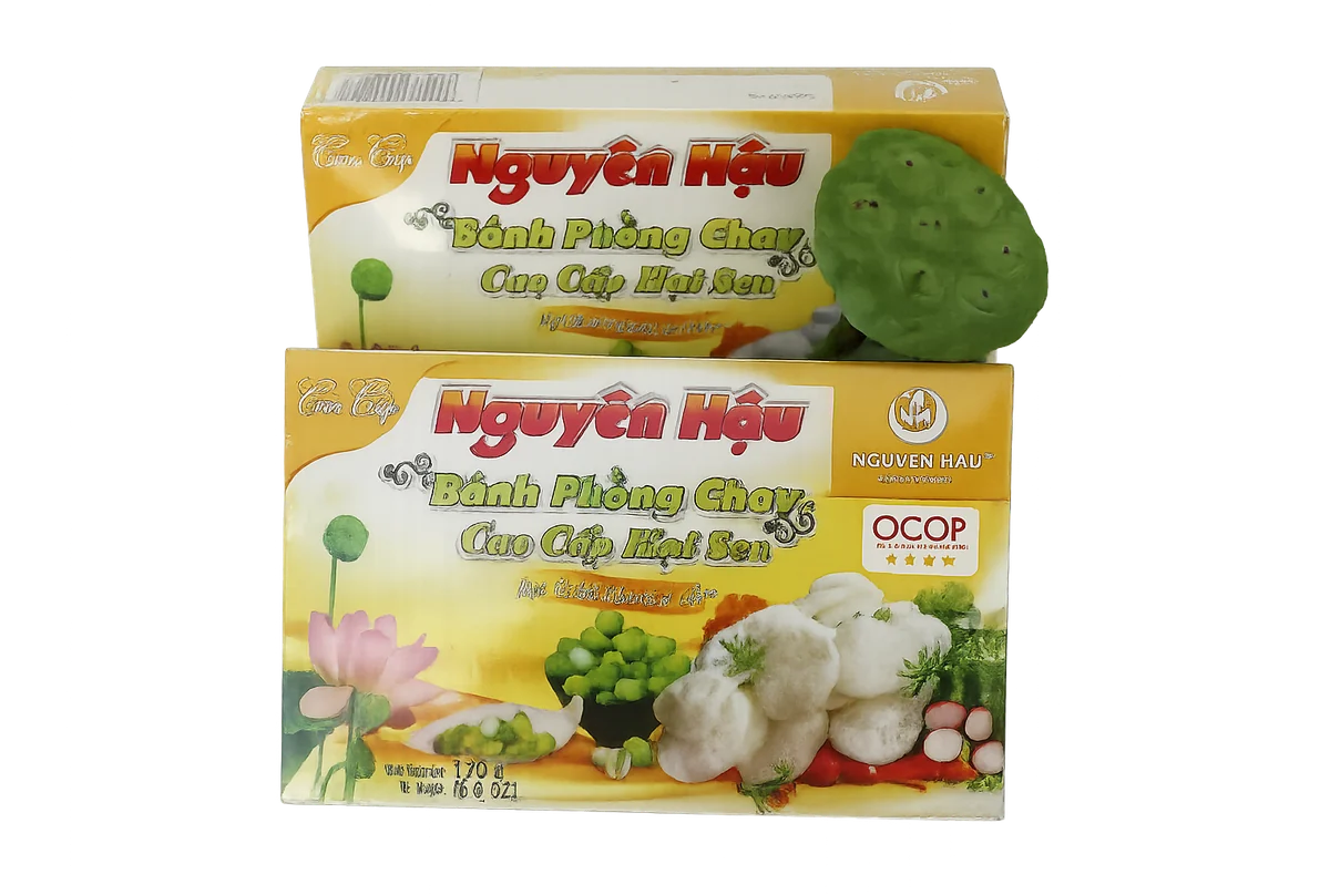 Premium Vegetarian Lotus Seed Crackers - ảnh 3