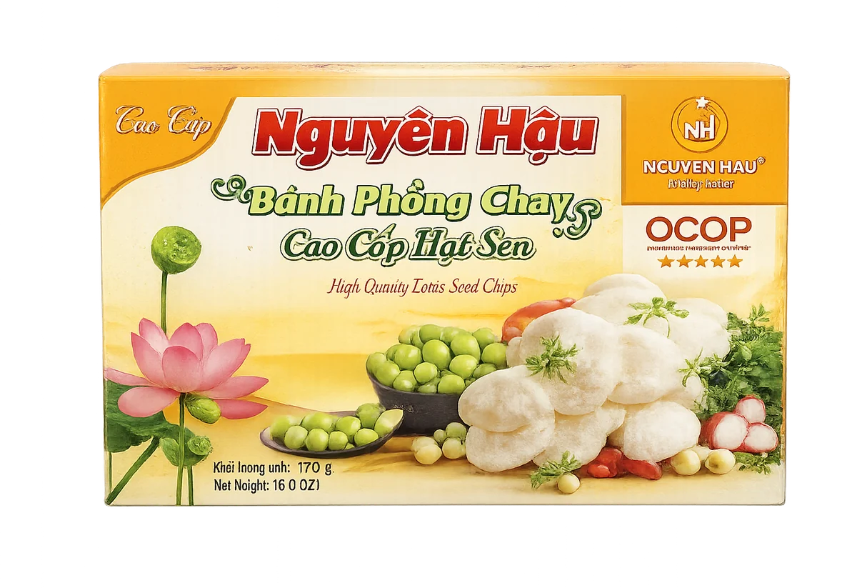 Bánh phồng Chay Cao Cấp Hạt Sen