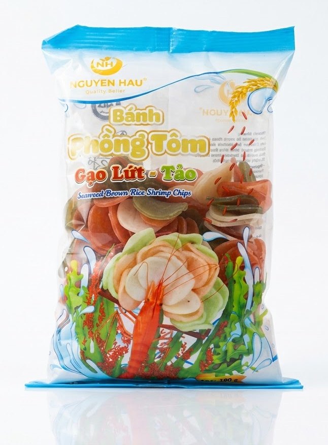 Bánh phồng Tôm Gạo Lứt Tảo